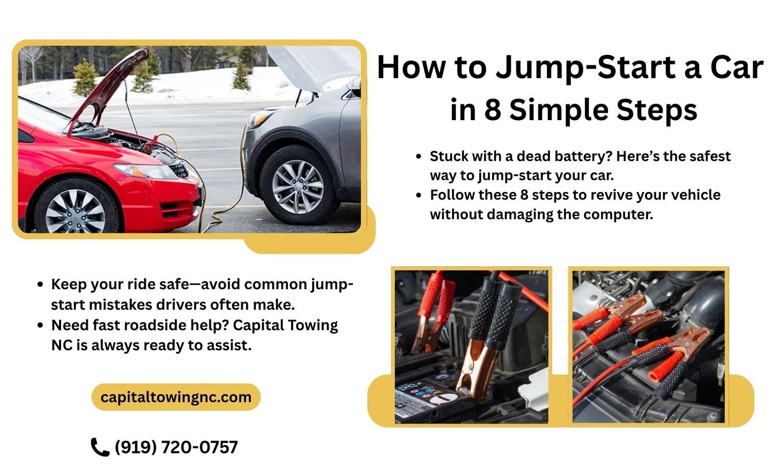 Jump-Start a Car in 8 Simple Steps