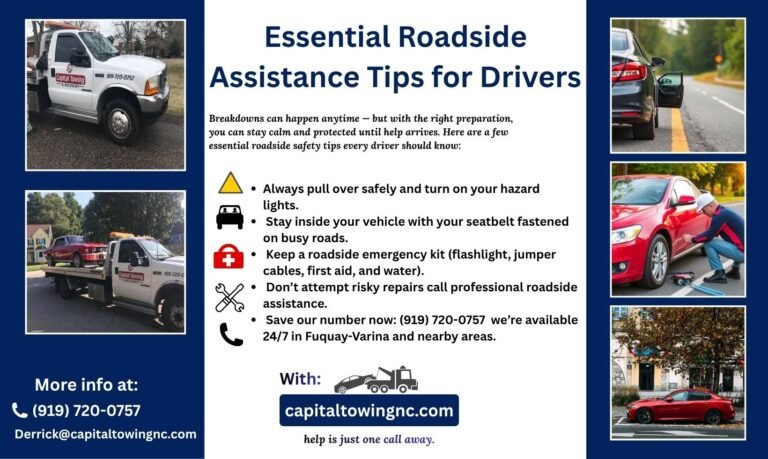 Roadside Assistance Tips for Drivers