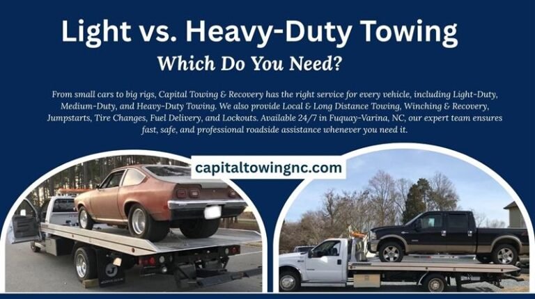 Light vs. Heavy-Duty Towing: Which Do You Need